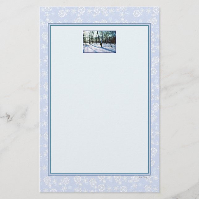 Stationery "Winter Wonderland" Briefpapier (Vorderseite)