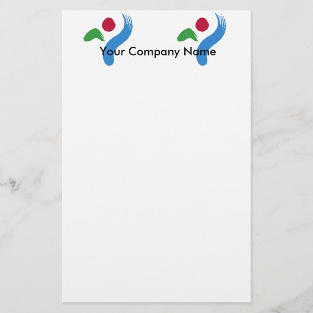 Stationery with Flag of Seoul, South Korea Briefpapier (Vorderseite)