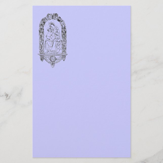 Stationierung christlicher Symbole Briefpapier (Vorderseite)