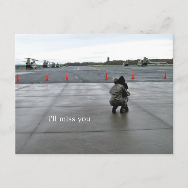 Stationierung Postkarte (Vorderseite)