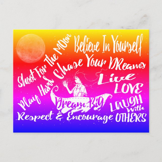 Stations de devis Inspirationnelles @ carte postal (Devant)