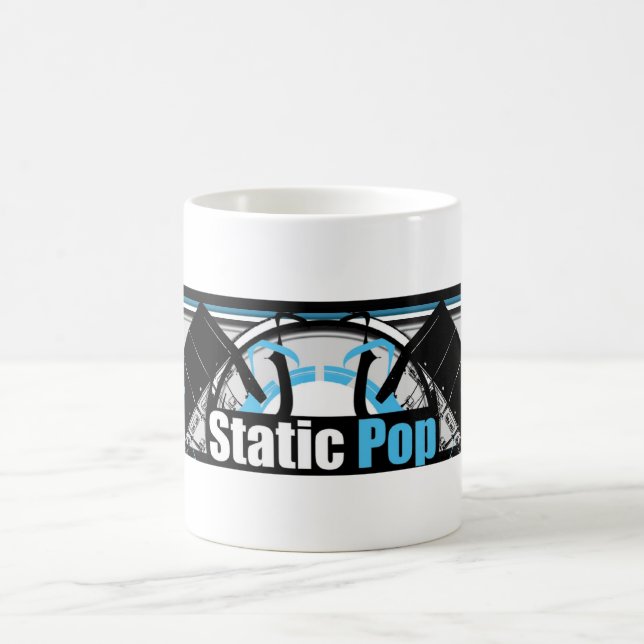 Statische Pop-Tasse 6 Kaffeetasse (Mittel)