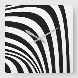 Statischer Stil Quadratische Wanduhr