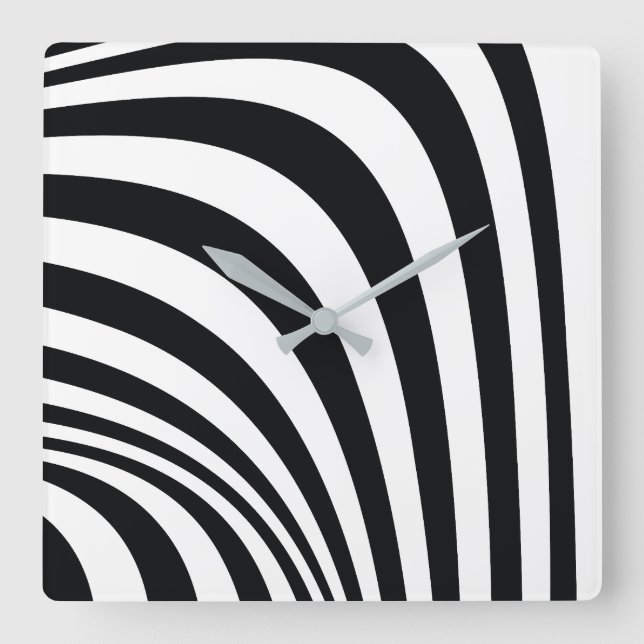 Statischer Stil Quadratische Wanduhr (Vorderseite)