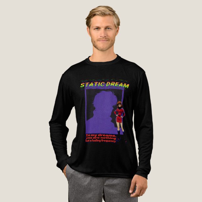 STATISCHER TRAUM Tri-Blend SHIRT (Volle Vorderseite)