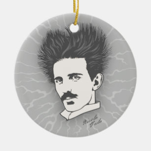 Statisches Tesla Keramikornament