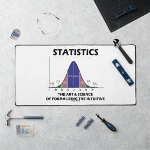 Statistik Kunstwissenschaft zur Formalisierung int Schreibtischunterlage