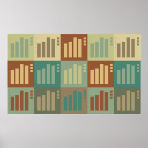 Statistik-Pop-Kunst Poster