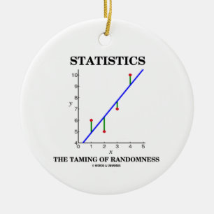 Statistik über die Zähmung des Spaßes der Zufä Keramik Ornament