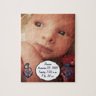 Statistik zur Geburt eines Babyjungen, nautisches