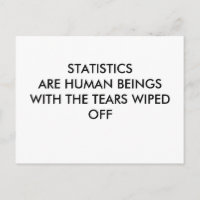 STATISTIKEN SIND MENSCHLICHE BEINGS MIT DER TEARS