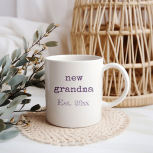 Statistiken zur Geburt des neuen Enkelbabys Kaffeetasse