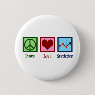 Statistiken zur Liebe des Friedens Button