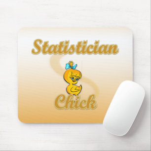 Statistiker Chick Mousepad