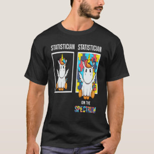 Statistiker Menschen Mit Autismus Puzzle Einhorn N T-Shirt