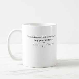 Statistiker warten nicht kaffeetasse