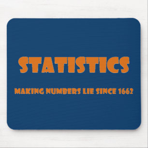 Statistikhilfsleute machen Zahllügen Mousepad