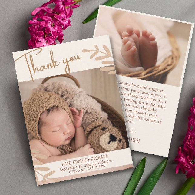 Statistiques de naissance Faire-part de naissance  (Créateur téléchargé)