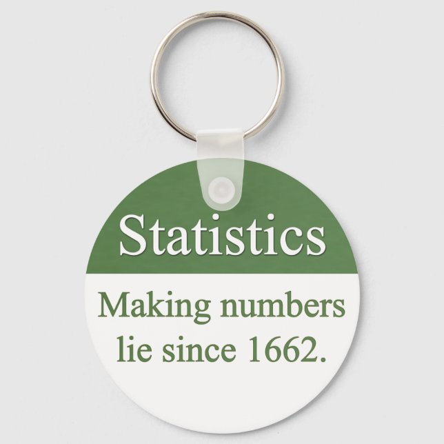 Statistischer Schlüsselanhänger (Vorderseite)