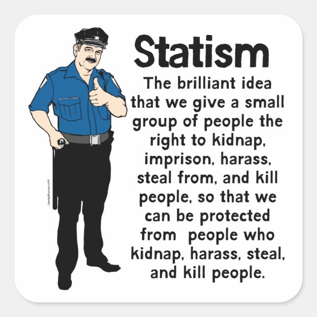 Statistisches Stickerpack Quadratischer Aufkleber (Vorderseite)