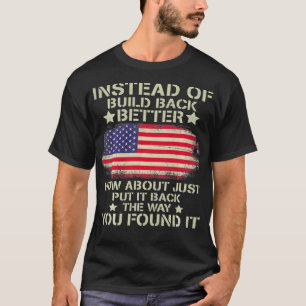 Statt "Wiederaufbau besser gestalten" - Wie wäre e T-Shirt