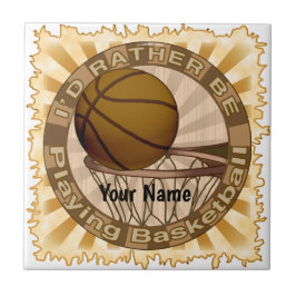Stattdessen Basketballplatte spielen Fliese