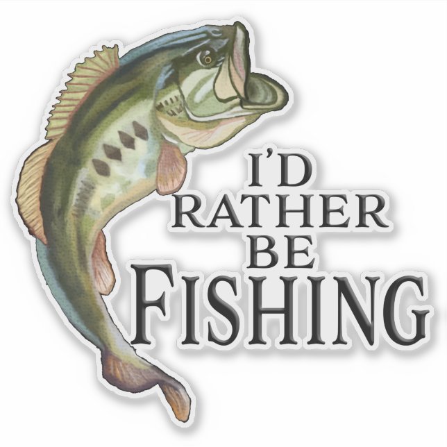 Stattdessen ist der Fisch-Sticker Aufkleber (Vorderseite)