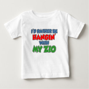 Stattdessen sollte ich mich mit meinem Zio abhalte Baby T-shirt