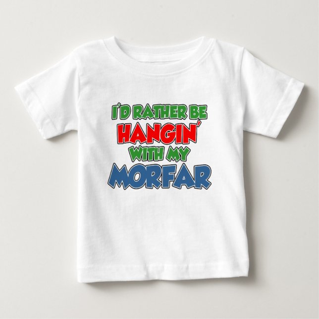 Stattdessen sollte man mit Morfar umgehen Baby T-shirt (Vorderseite)