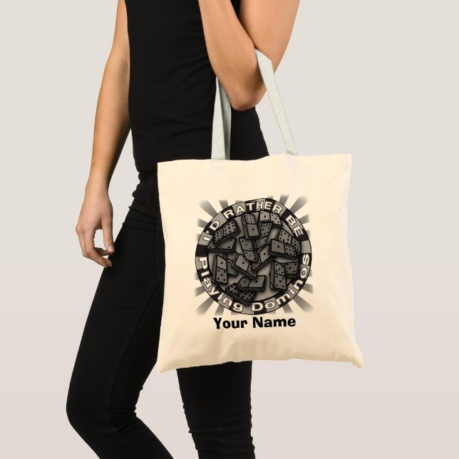 Stattdessen spielen Dominoys Tasche (Vorderseite (Produkt))