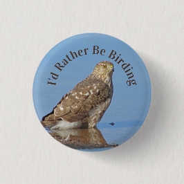 Stattdessen Vogelbeobachtung Hobby Wild Raptor Bir Button