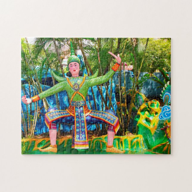 Statue Artwork Singapur. Jigsaw Puzzle (Horizontal)