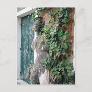 Statue auf Torcello Postkarte
