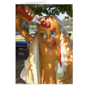 Statue de Chien Chaud Kitsch Retro