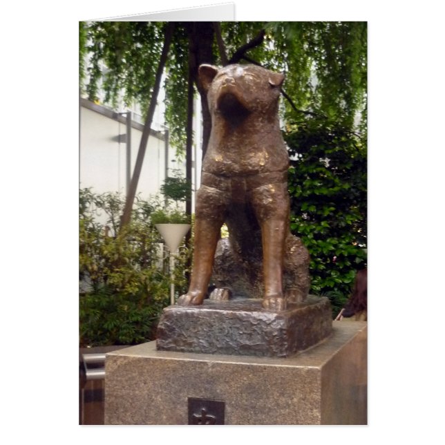statue de hachikō (Devant)