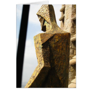 Statue de Jésus Gold Gaudi