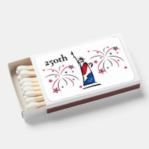 Statue de la Liberté avec feux d'artifice 250e ann