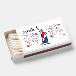 Statue de la Liberté avec feux d'artifice 250e ann