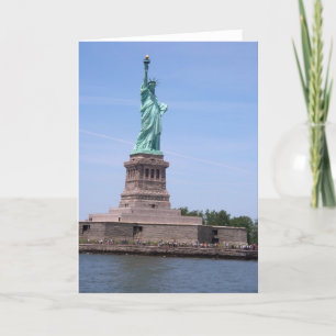 Statue de la Liberté - Carte de voeux en plein air