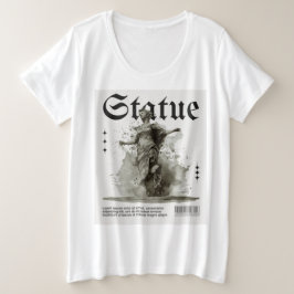 STATUE DE LA LIBERTÉ DANS B&W DISIGN SUR TSHIRT