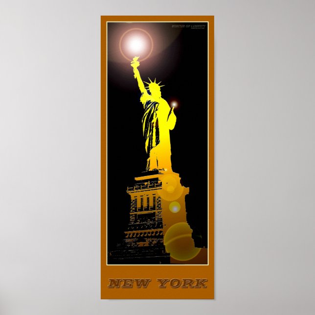 Statue de la Liberté de New York - 02 - Affiche de (Devant)