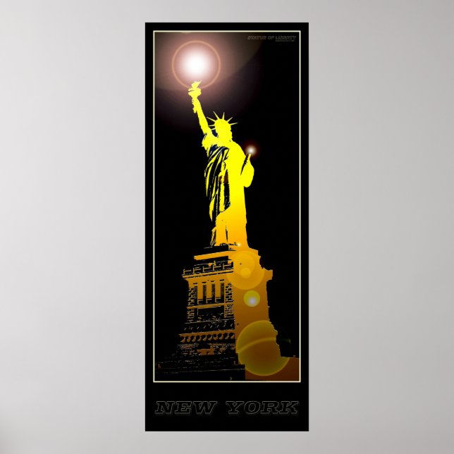 Statue de la Liberté de New York - 04 - Affiche de (Devant)