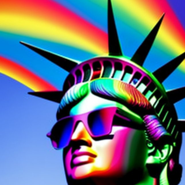 Statue de la Liberté Face T-shirt (Créateur téléchargé)