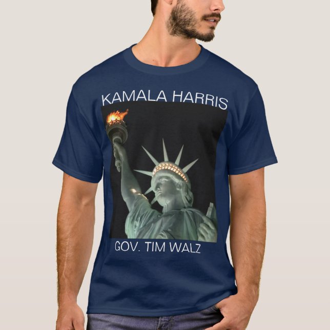 Statue de la Liberté KAMALA HARRIS T-Shirt (Devant)