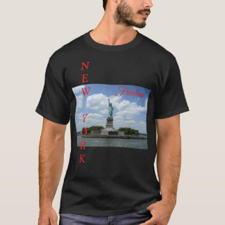 Statue De La Liberté Nyc New York T-Shirt Noir Hom