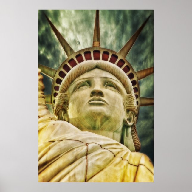 Statue de Liberty USA Colour Photo Poster mural (Devant)