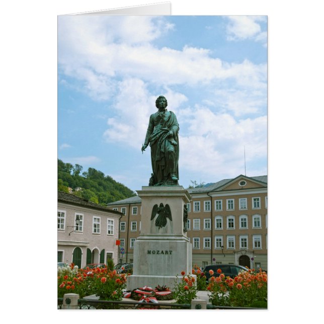 Statue de Mozart à Salzbourg (Devant)