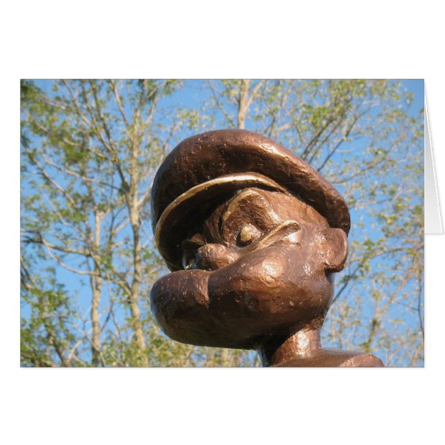 Statue de Popeye en Chester, Illinois (Devant horizontal)
