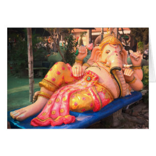Statue de Reclining Ganesha à Chiang Mai, Thaïland