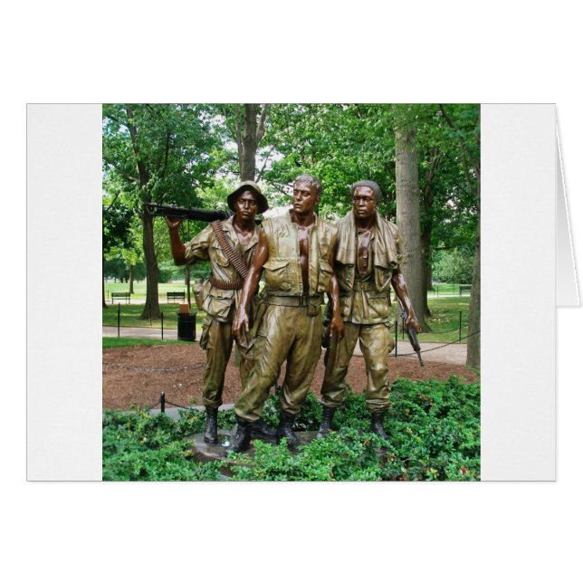 Statue der drei Vietnamkrieg-Tierärzte der (Vorderseite (Horizontal))
